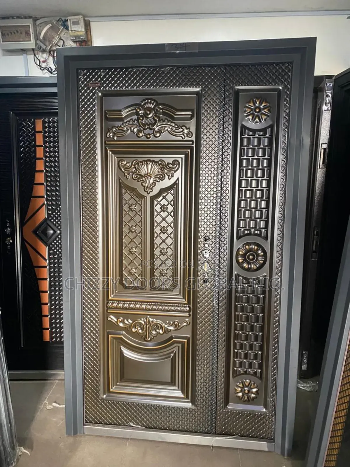 Quality Standard Italian Copper Cast Door 7ft by 4ft