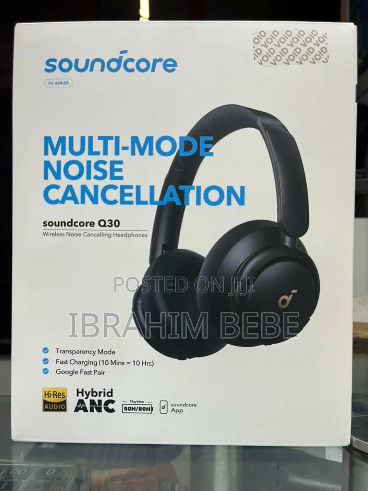 Soundcore by Anker Q30 Multi-Mode Noise Canceling Bluetooth Headphones