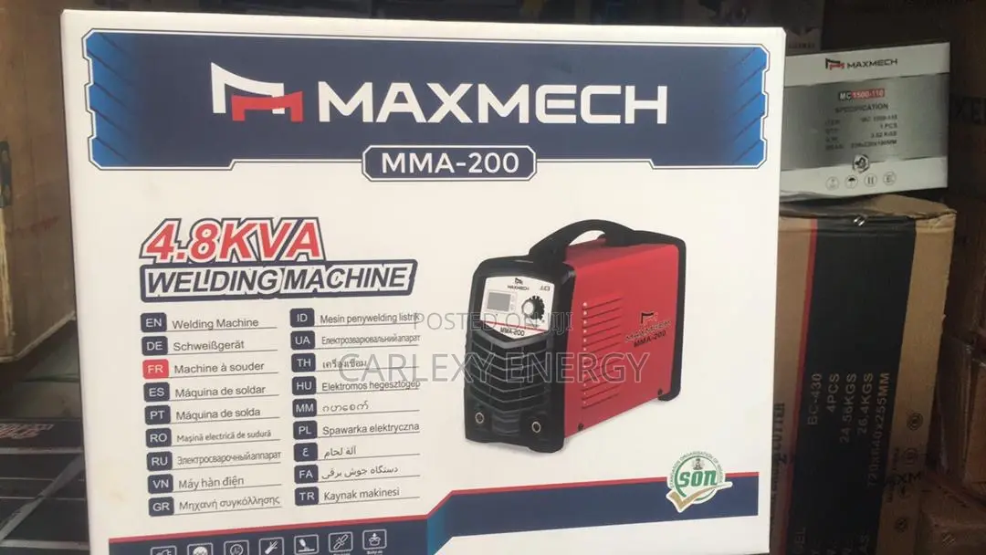 Maxmech 4.8kva 200amps Smart Welding Machine