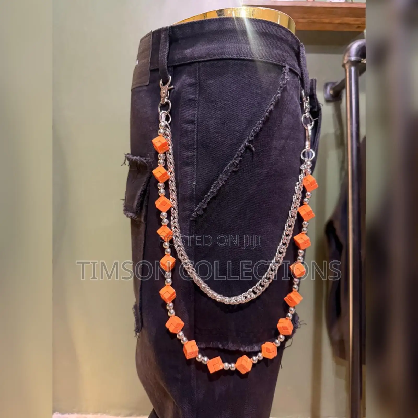 Luxury Stone Jeans Chain