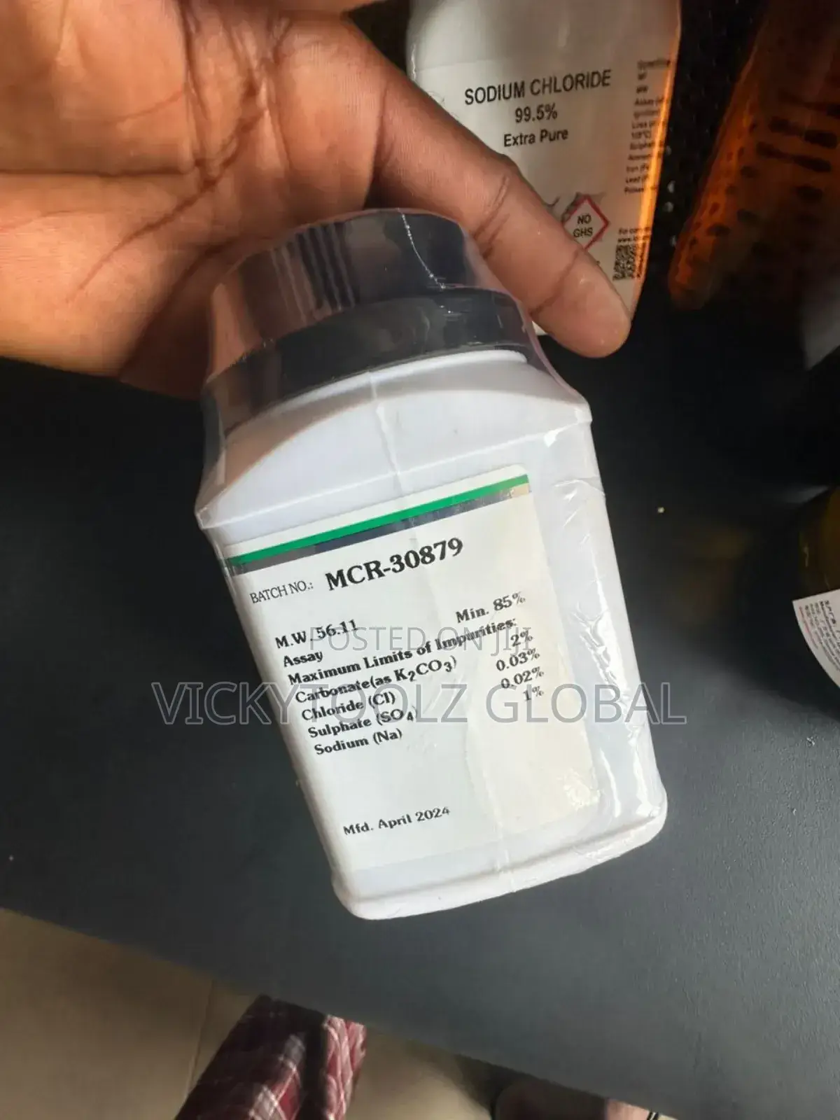 Moly Chem Potassium Hydroxide Pellets Lr Kot