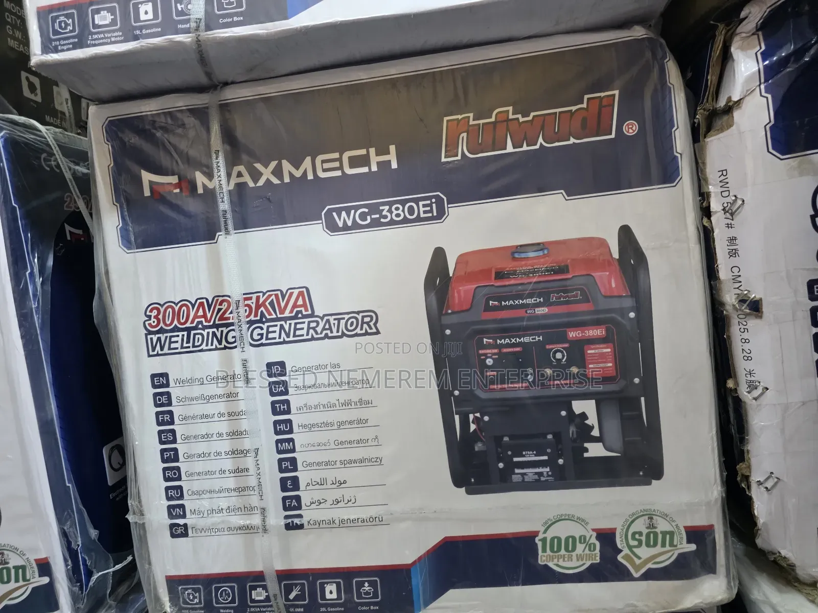 □■This Is Maxmech Welding Machine Inverter Petrol Gen Wg-380ei ( 300a)