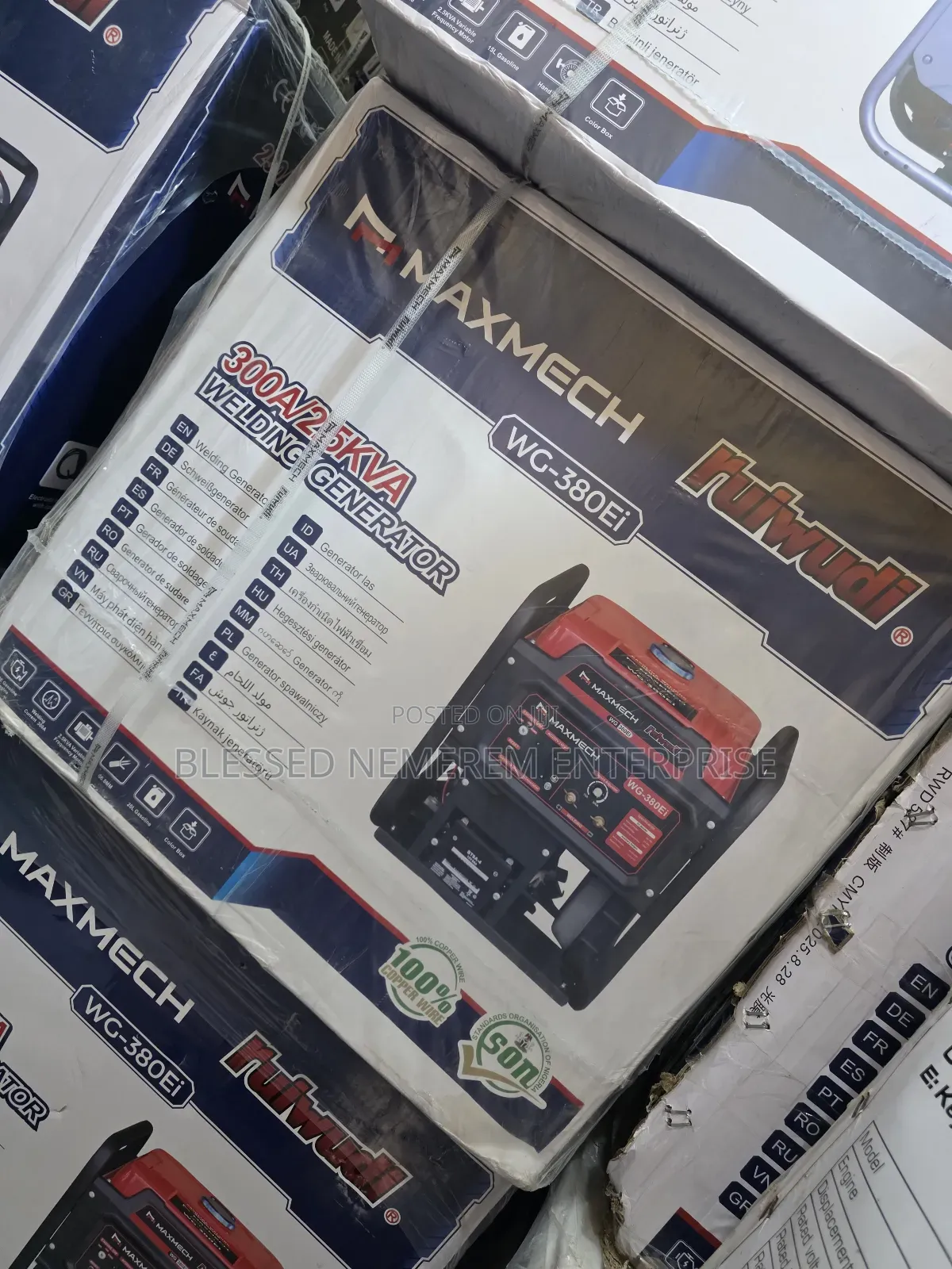 □■This Is Maxmech Welding Machine Inverter Petrol Gen Wg-380ei ( 300a)