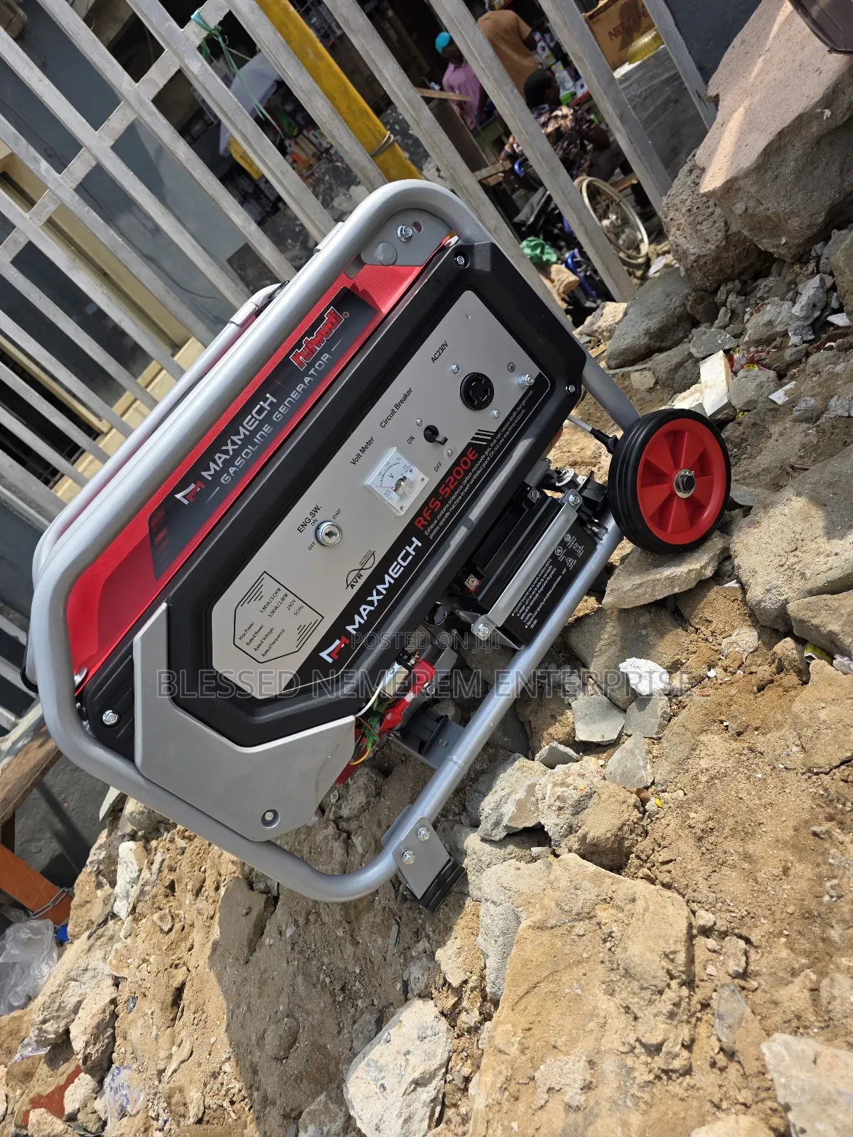 I Have 4.5kva Maxmech Petrol Generator Model Rfs5200e 100%Copper Coil