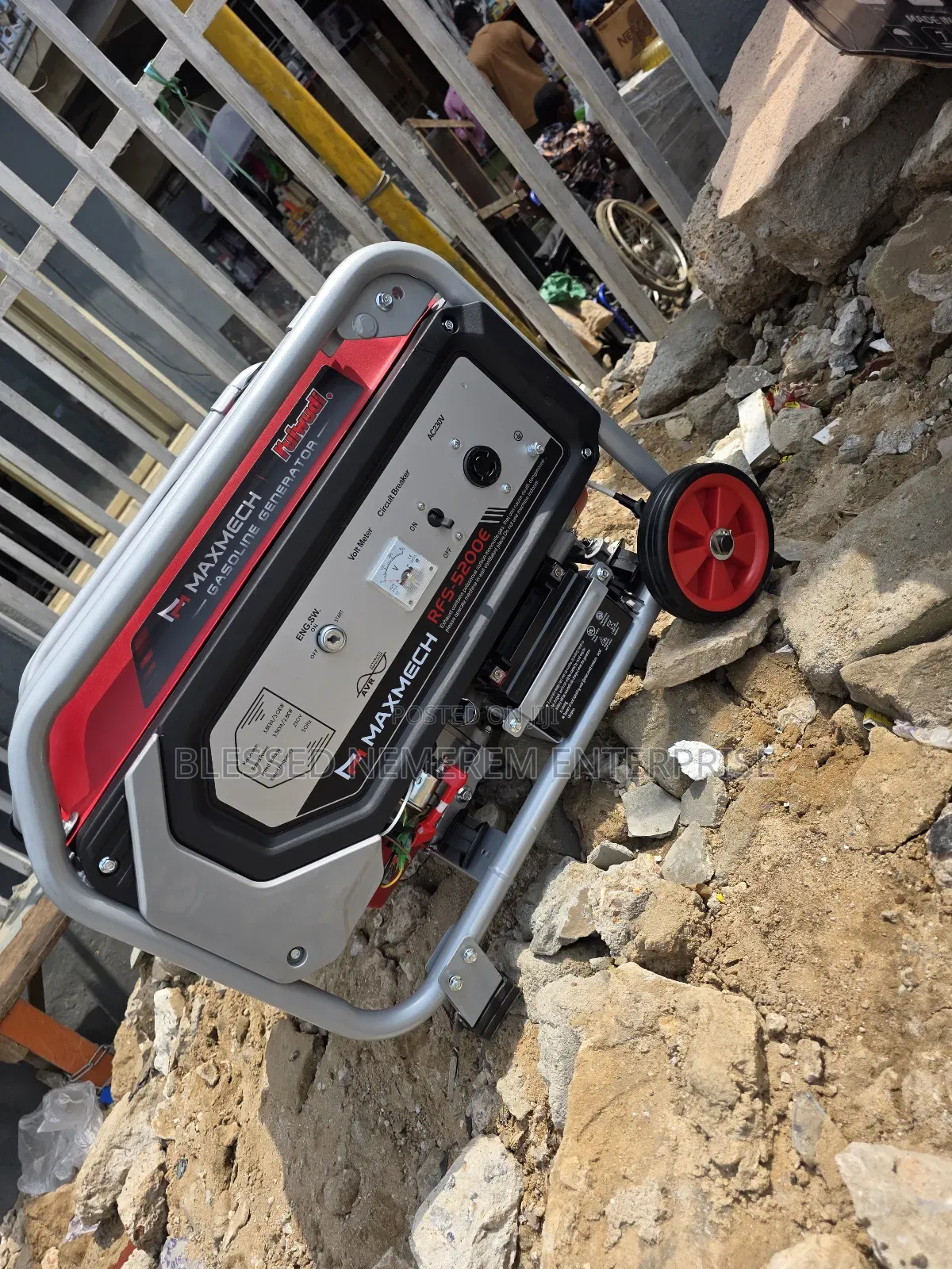 I Have 4.5kva Maxmech Petrol Generator Model Rfs5200e 100%Copper Coil