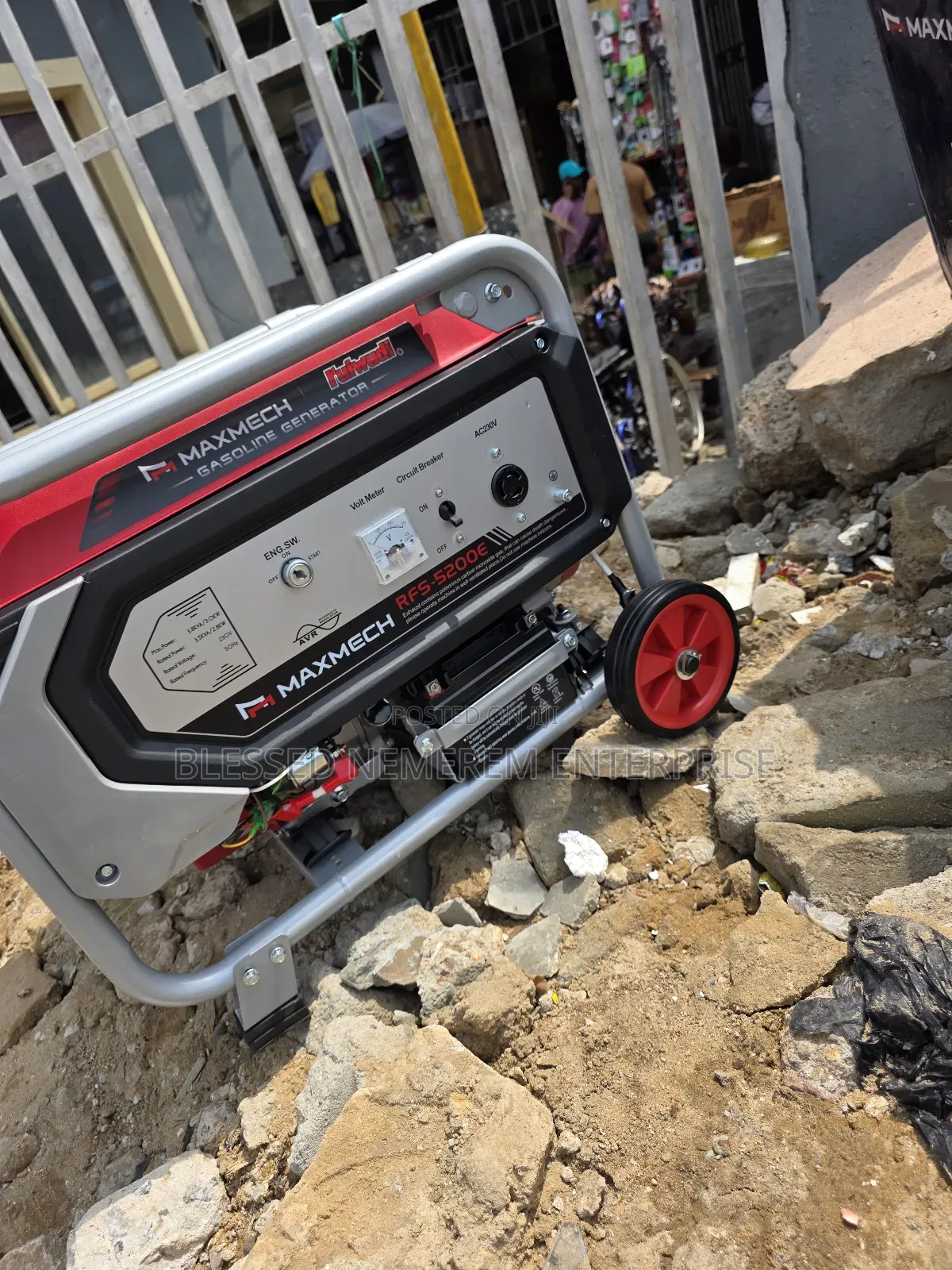 I Have 4.5kva Maxmech Petrol Generator Model Rfs5200e 100%Copper Coil