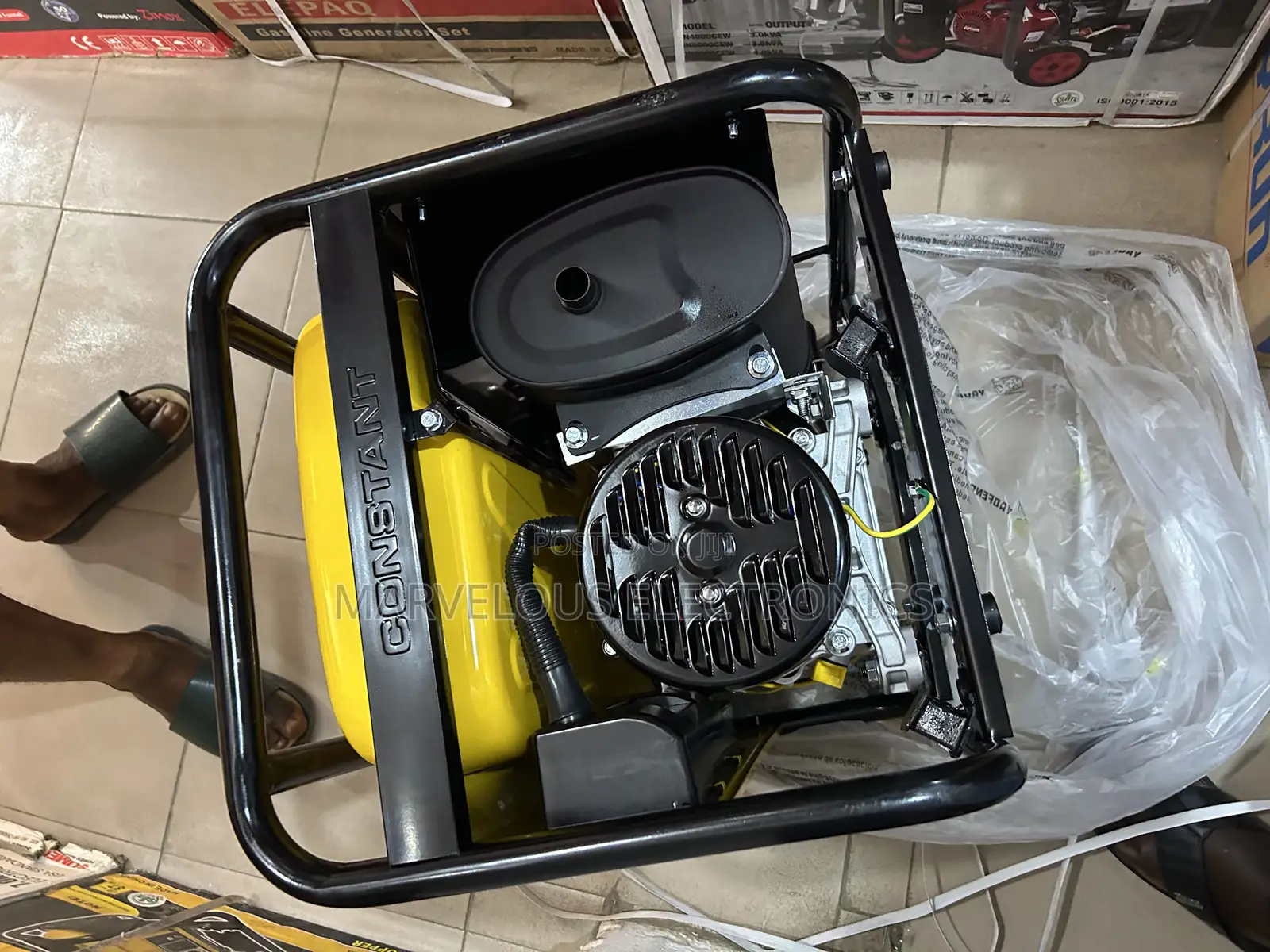 Brand New Original Elepaq Constant Full Copper 4;5kva Generator Sv6800