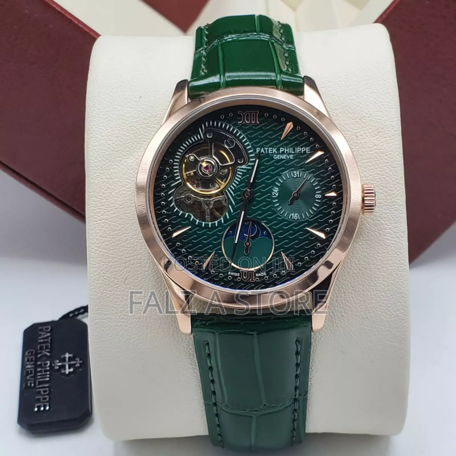 Patek Philippe Leather (Mechanical Movement)Wristwatch