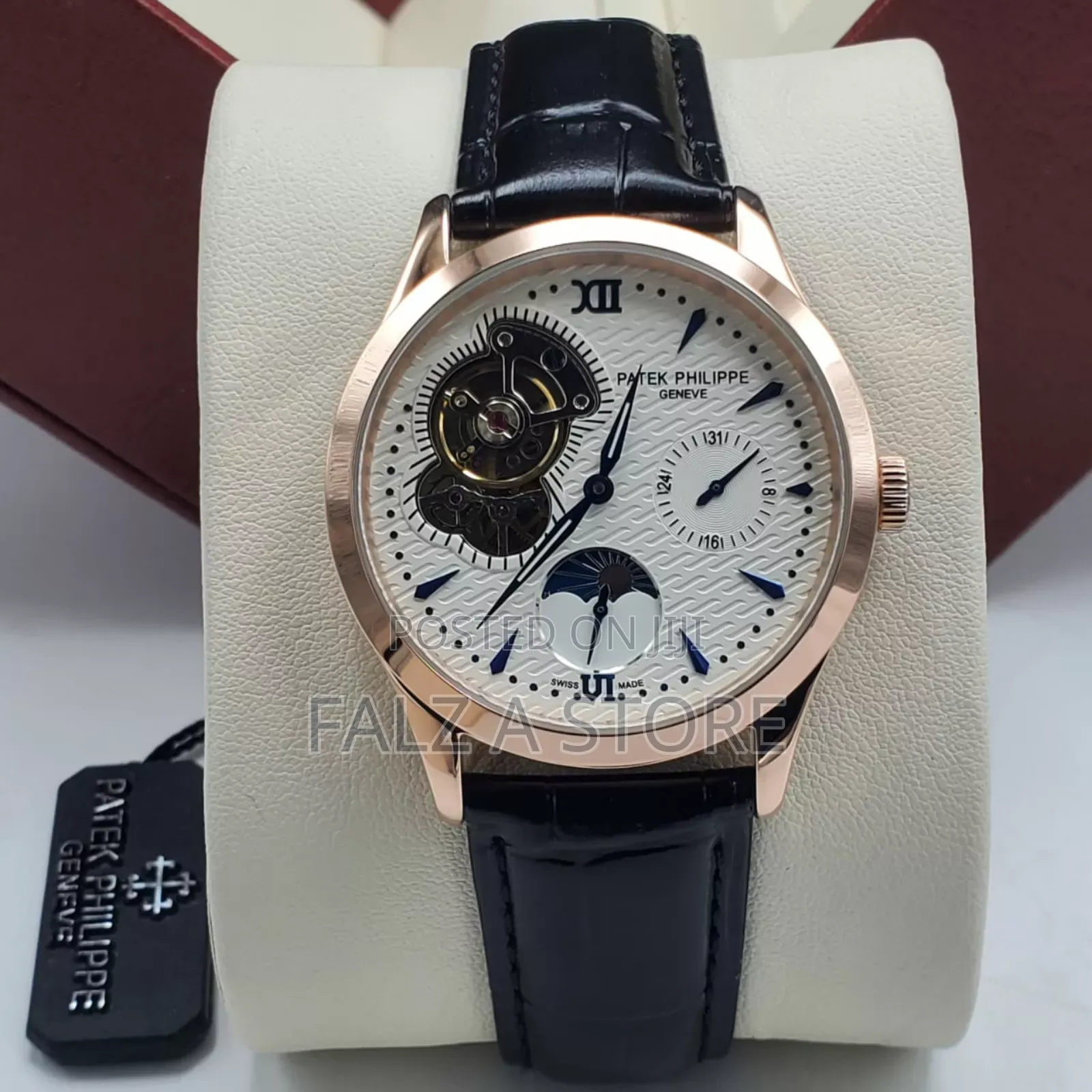Patek Philippe Leather (Mechanical Movement)Wristwatch