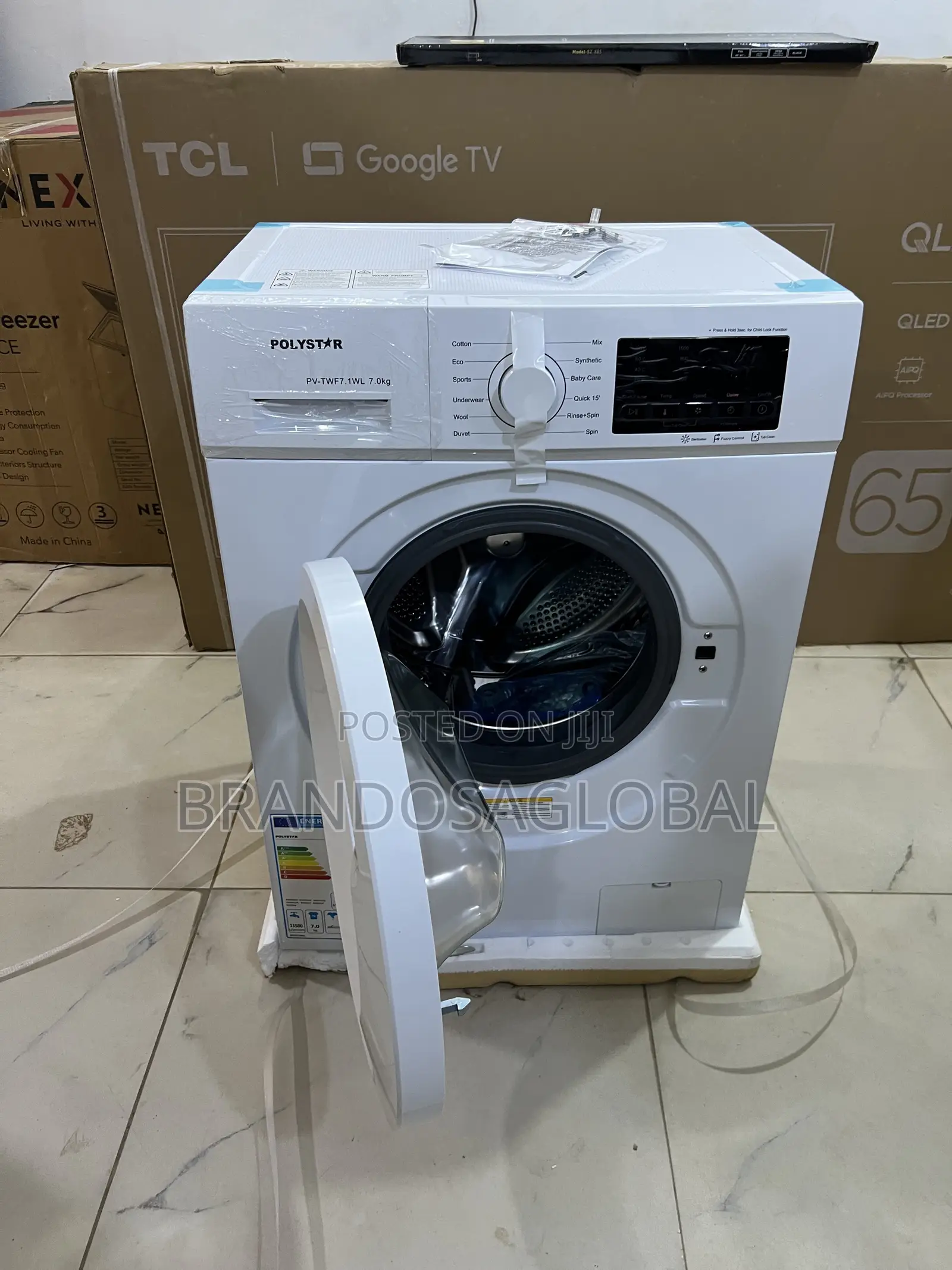 Polystar 6kg Front Load for Balanced Washing Cycles [Pv-Twf.1wl]