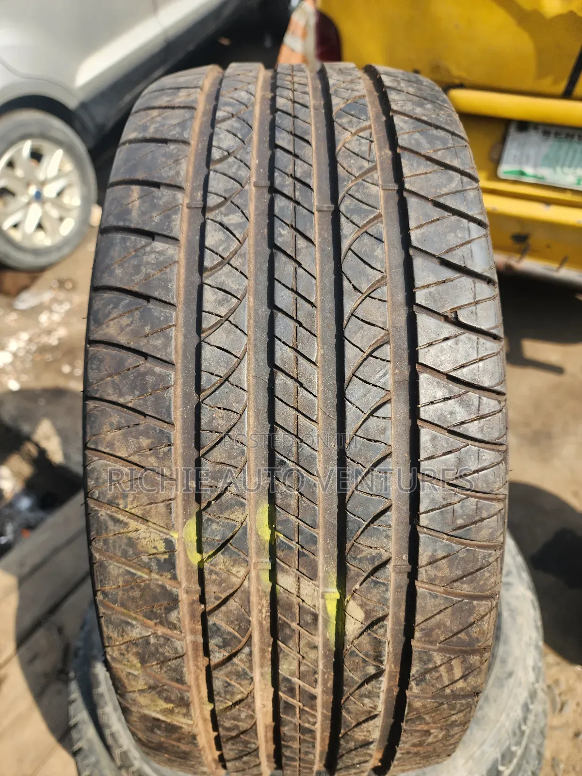 225/45r17 Tire With Current Date.