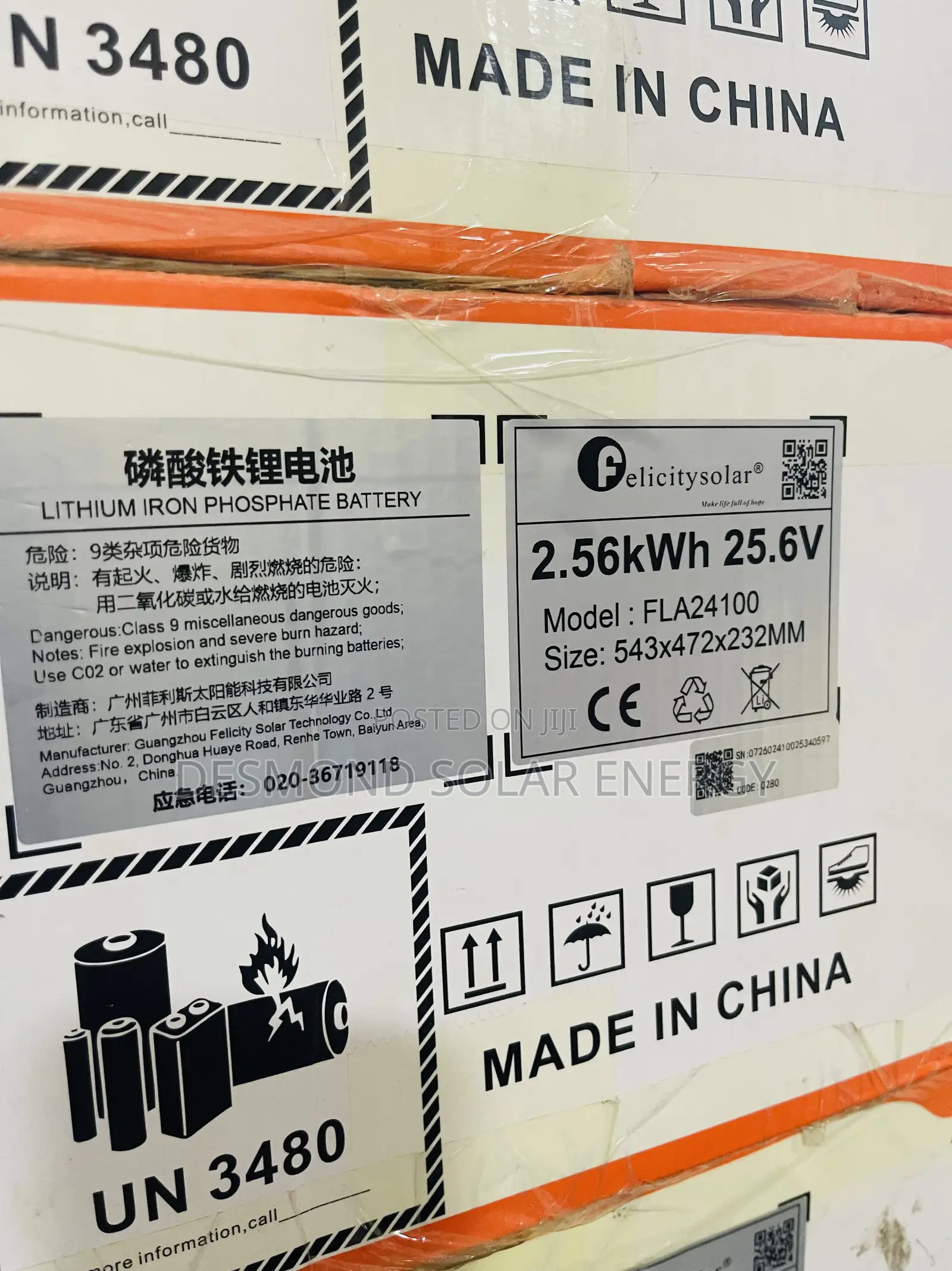2.56kwh 24v 100a Felicity Lithium Ion Batteries Very Much Available