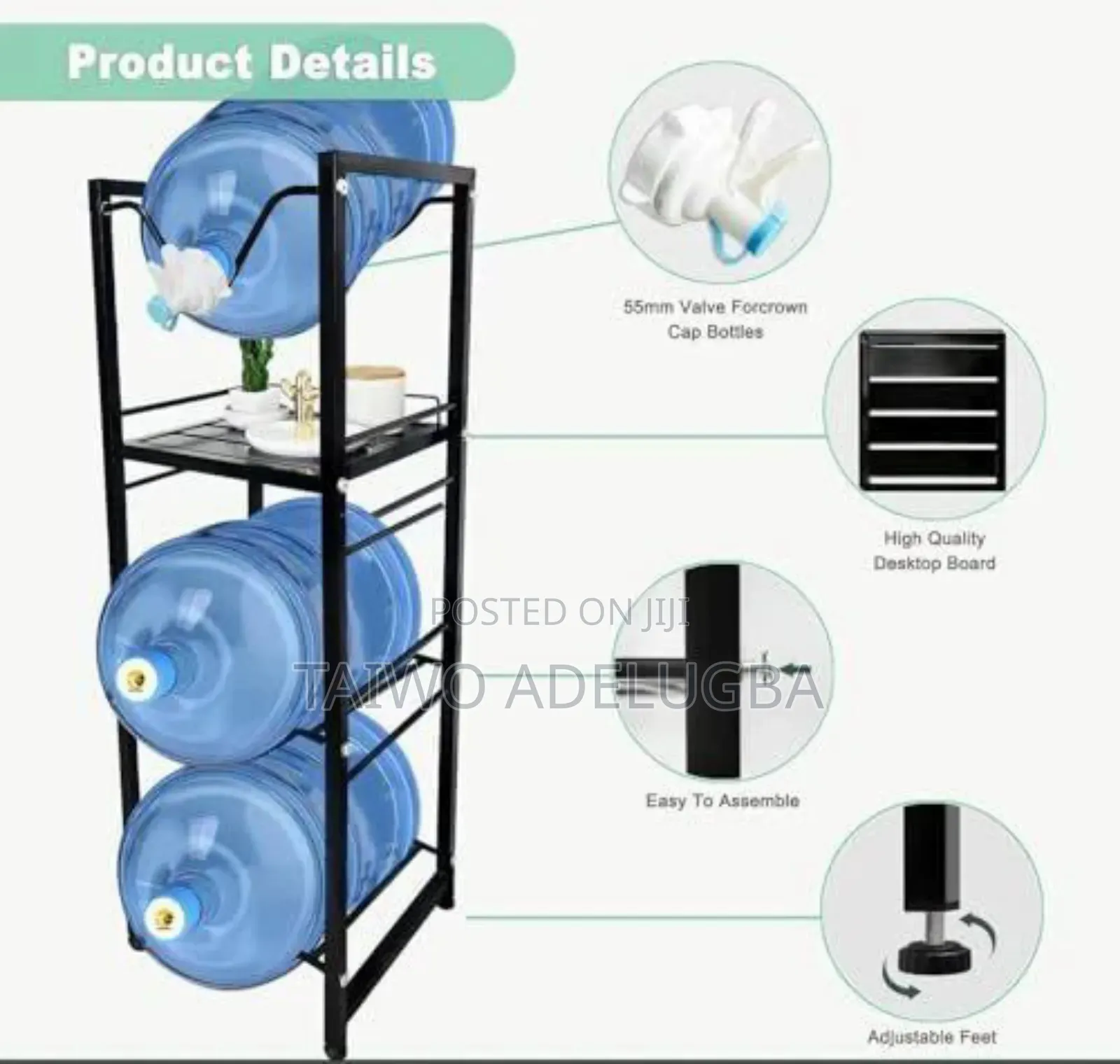 Water Dispenser Rack With Tap
