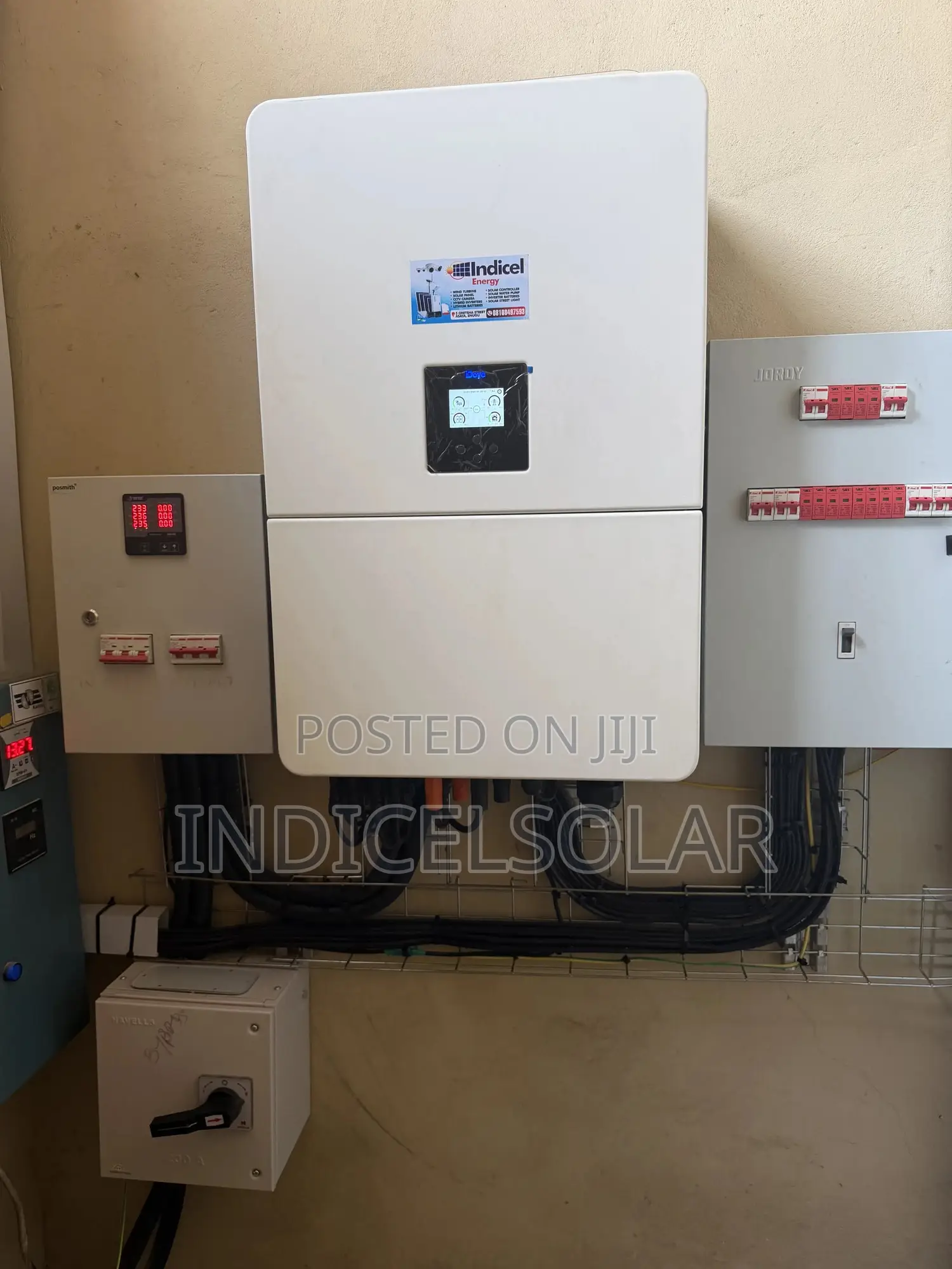 Deye 80kw Hybrid Installation And Lithium Battery Storage