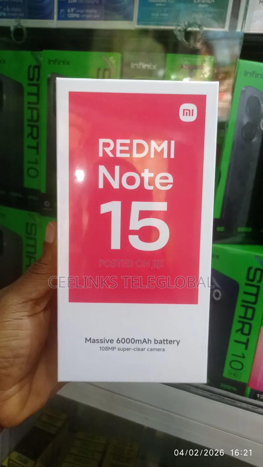 New Xiaomi Redmi Note 15 128 GB Blue