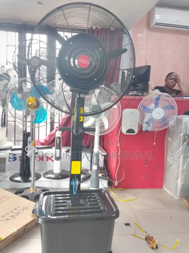 26 Inches Bucket Mist Water Fan - Electric