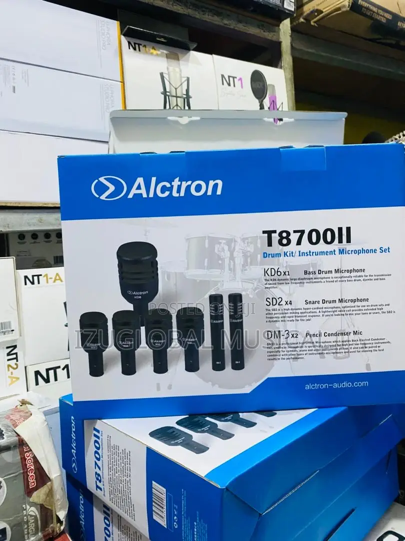 Alctron T8700 Professional Drum Kit Microphone-7 Pieces
