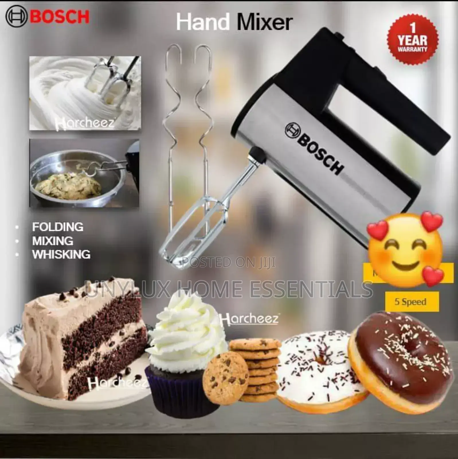 Bocsh 800w Electric Hand Mixer