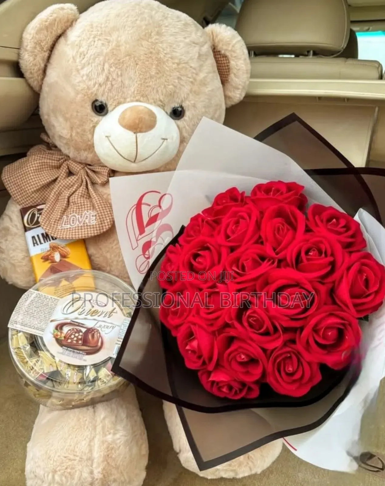 Easter Promo Lagos Teddybear and Flowers