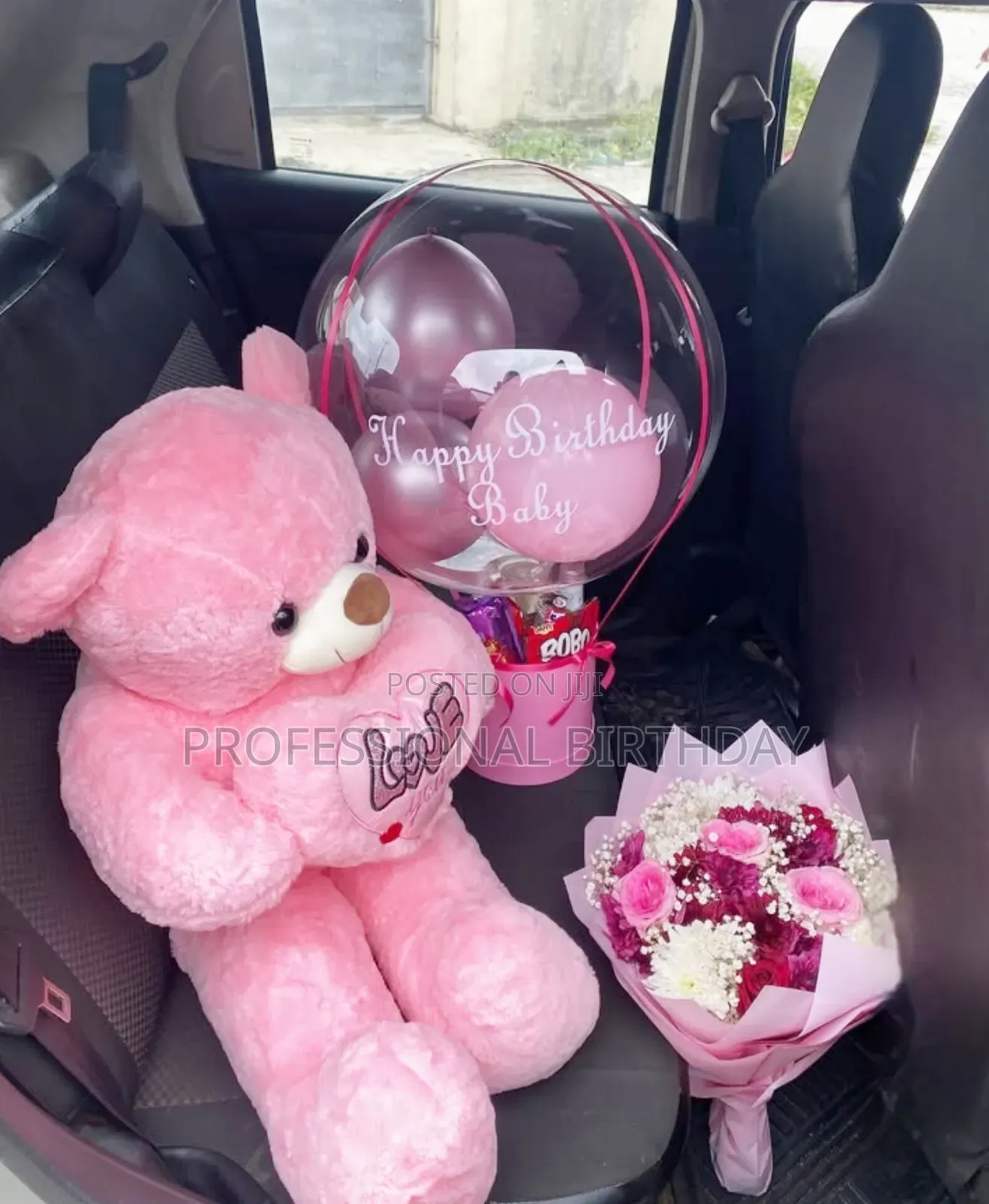 Easter Promo Lagos Teddybear and Flowers