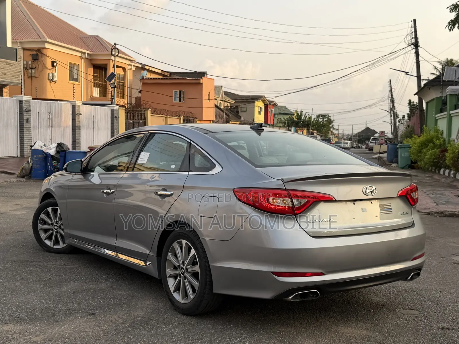 Hyundai Sonata Limited 2.0T Seban (2.0L 4cyl 6A) 2016 Silver