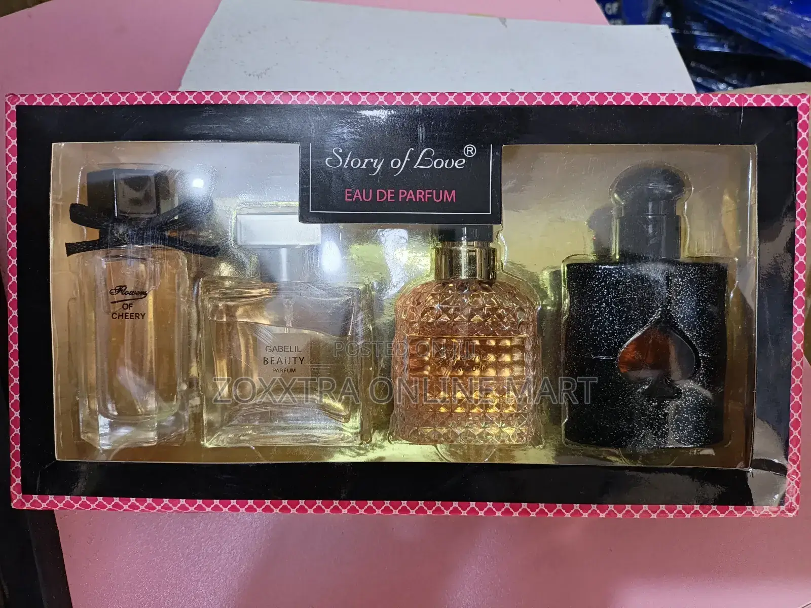 Story of Love 4pc Perfume Set Valentine Gift