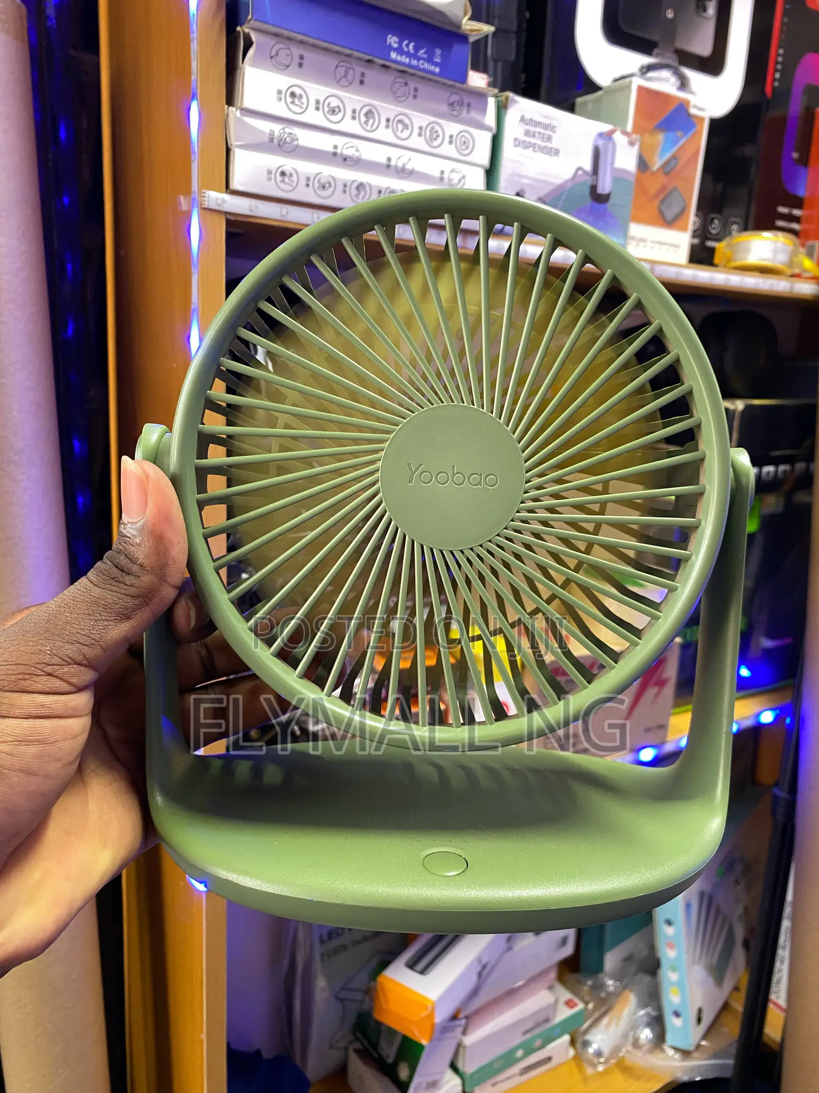 Yoobao F2 Pro Rechargeable Desktop Fan