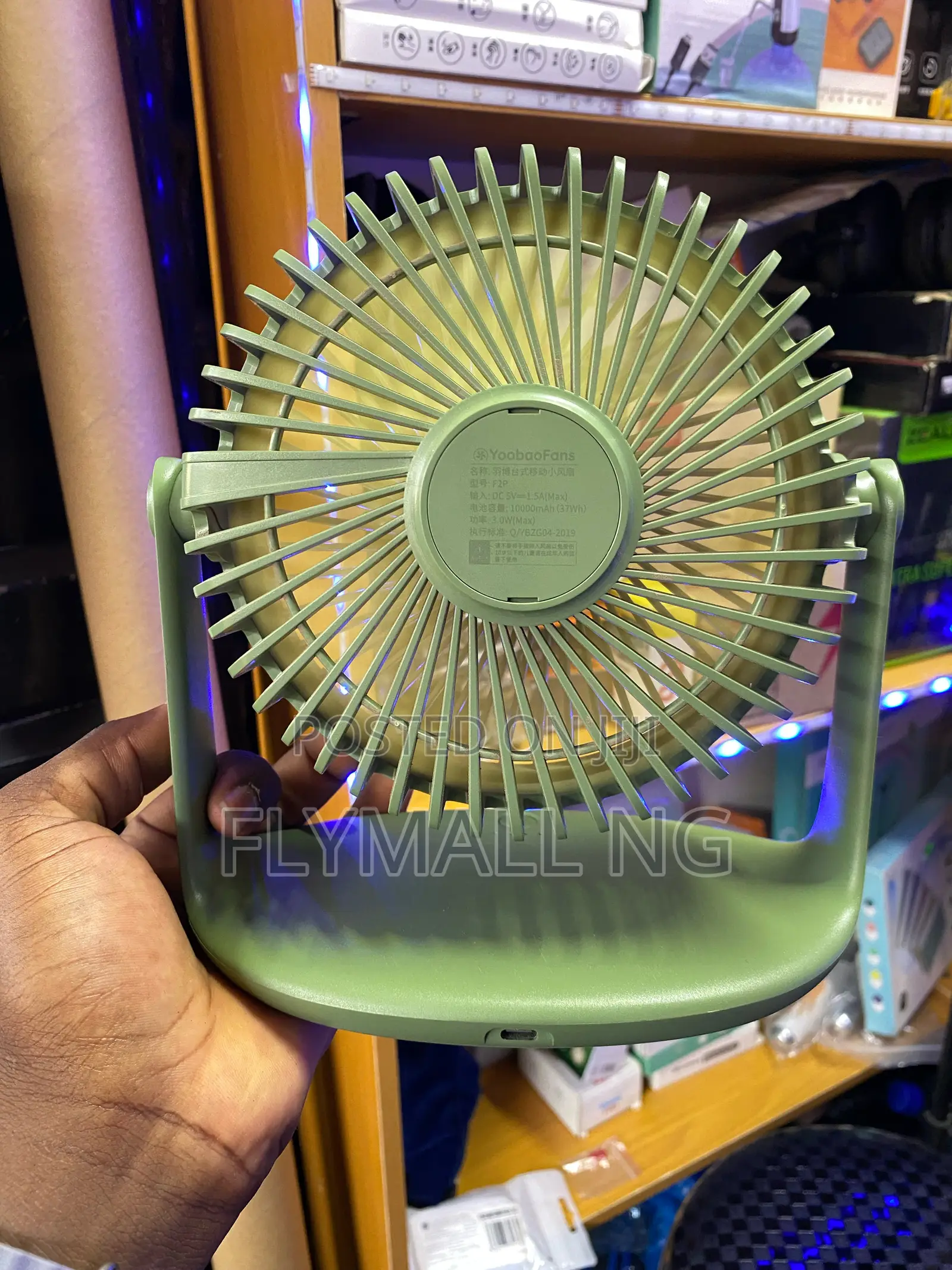 Yoobao F2 Pro Rechargeable Desktop Fan