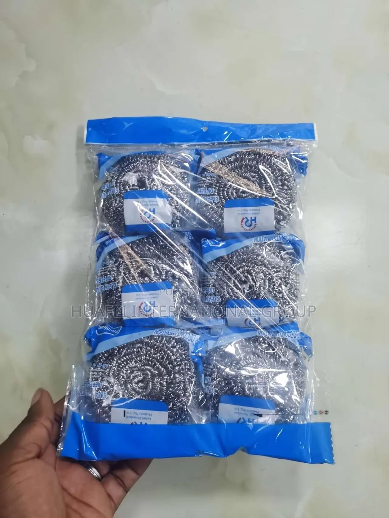 6 PCS of Stainless Steel Sponge