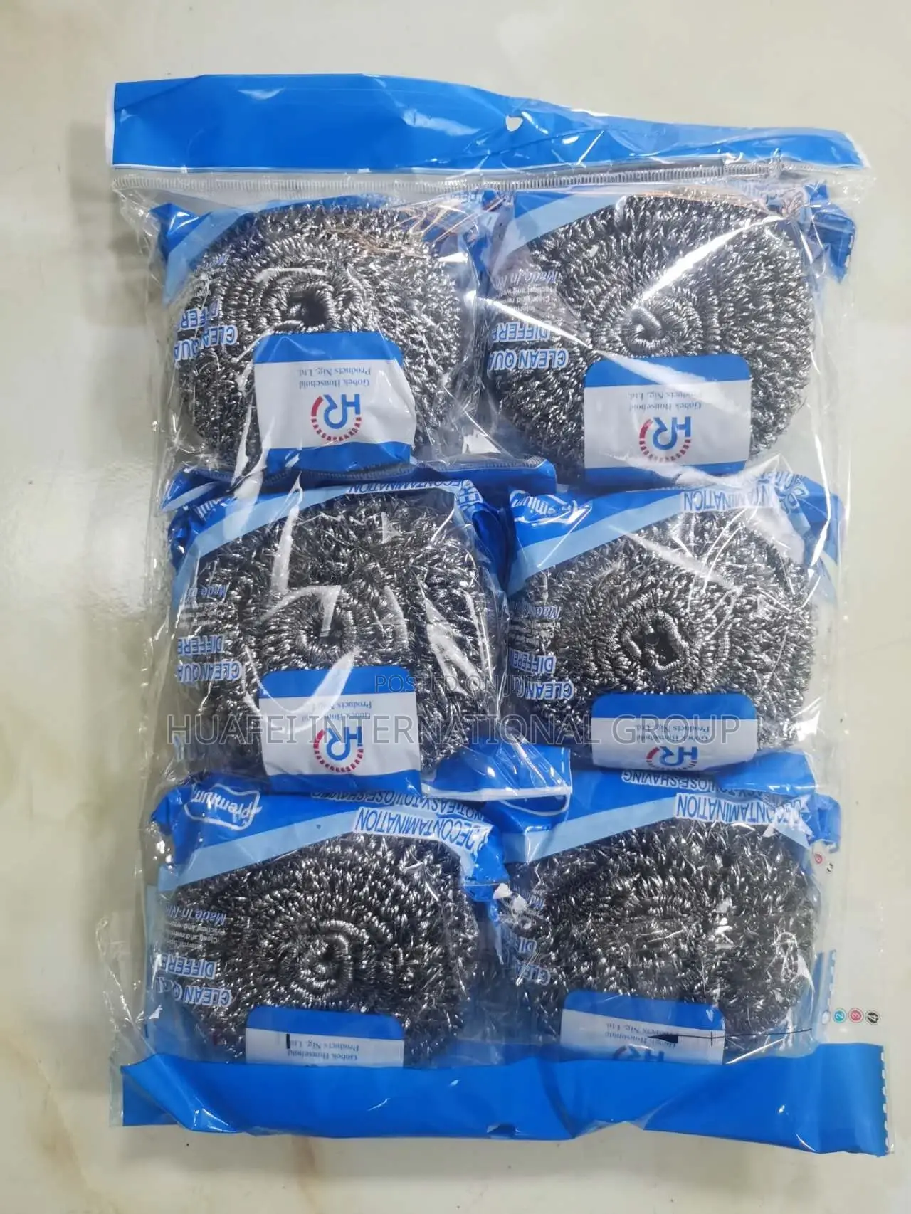 6 PCS of Stainless Steel Sponge