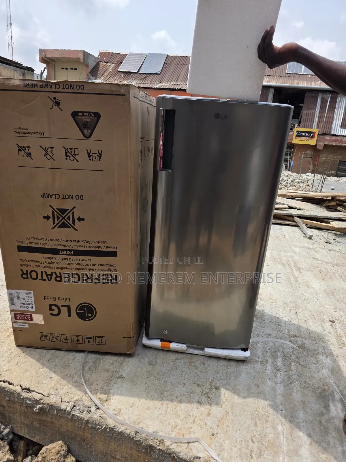 Upright Freezer 304liters Lg Silver Color
