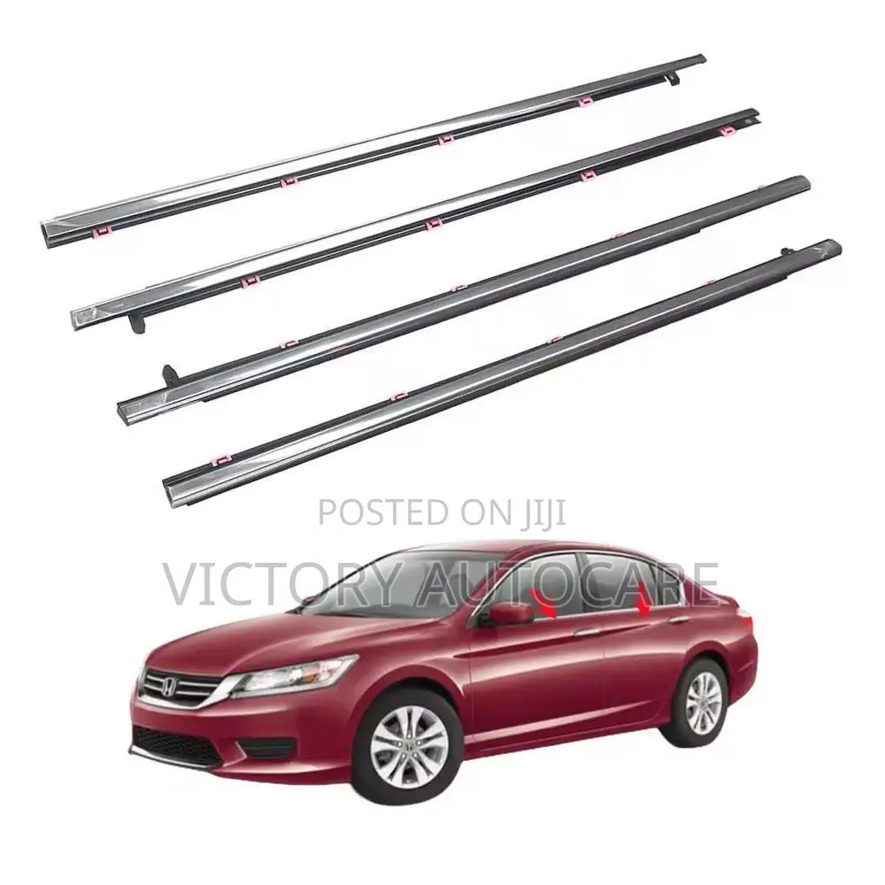 Door Crome Silver Water Protector Set for 2013,2016,2018 Honda Accord