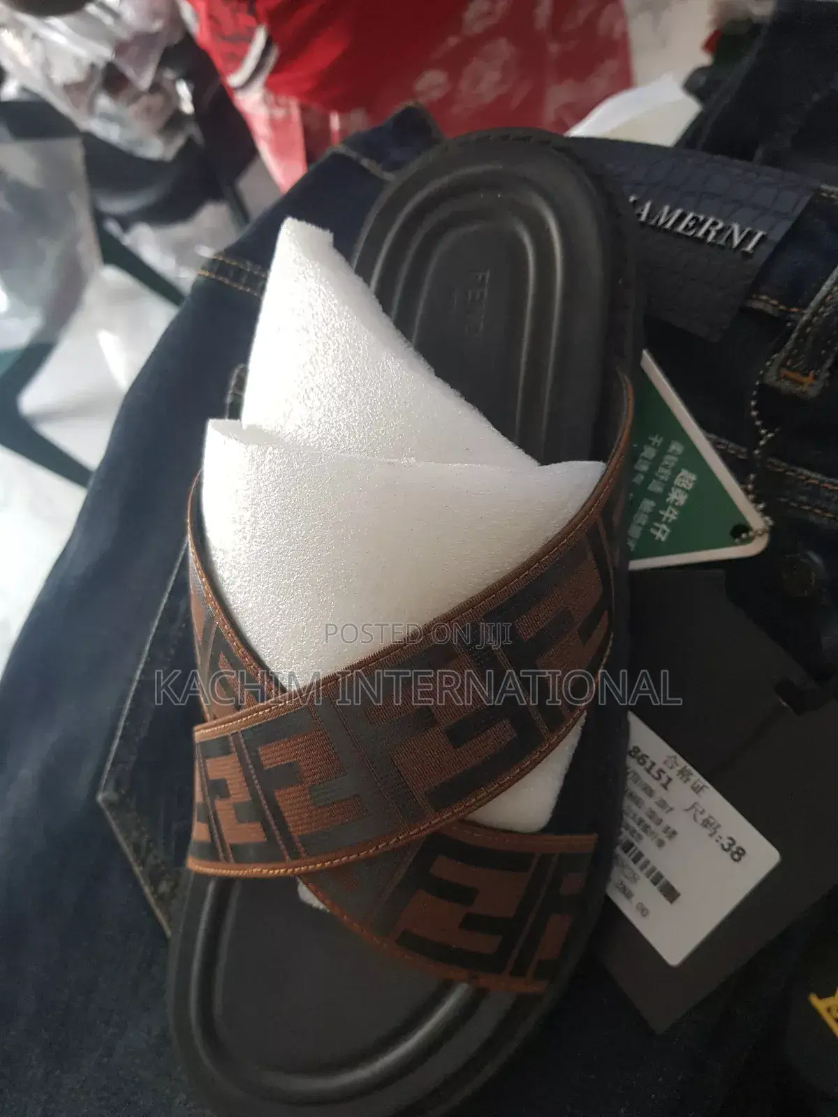 Bust Quality Fendi Slip On