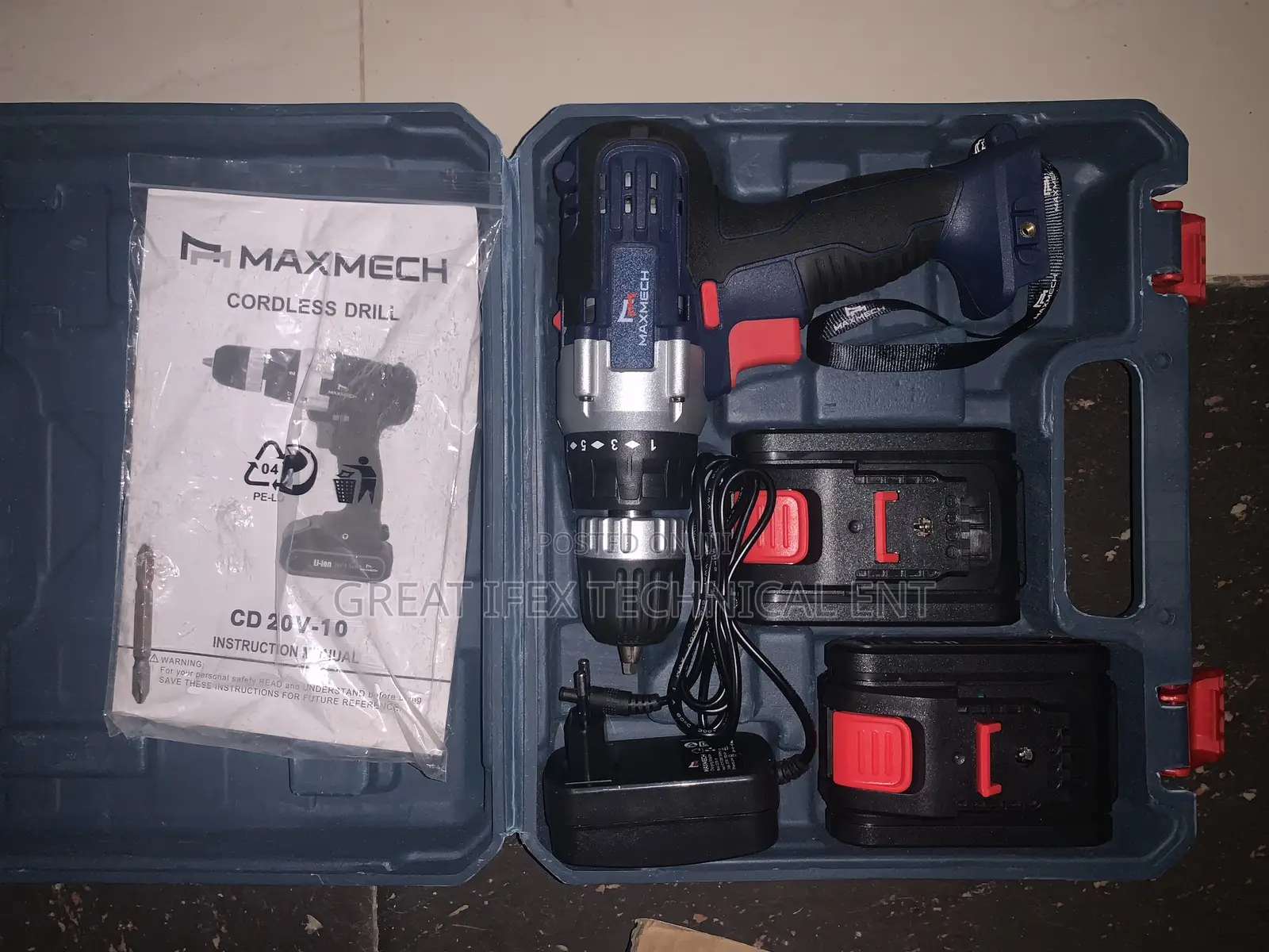 20v Maxmech Cordless Drill