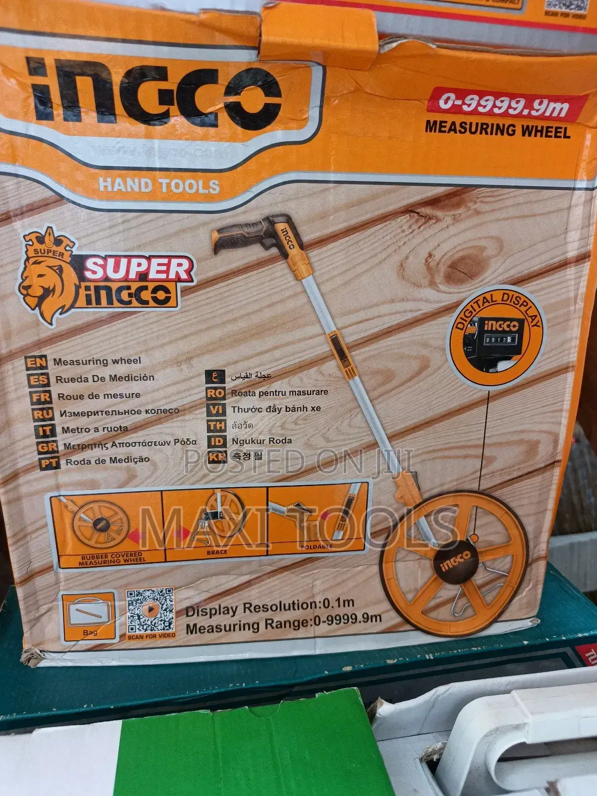 Ingco Digital Display Measuring Wheel, Model Hdmw01 Or Hdmw45.