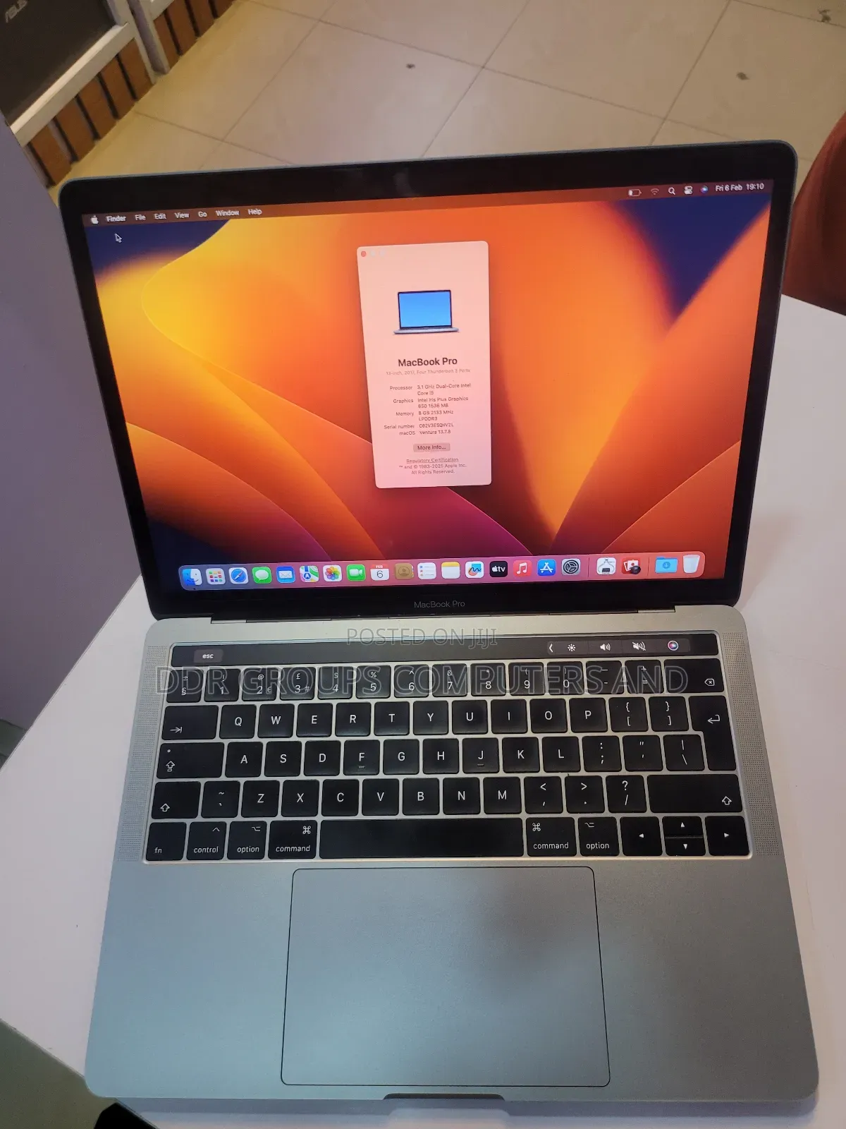 Laptop Apple MacBook Pro 2017 8GB Intel Core i5 SSD 256GB