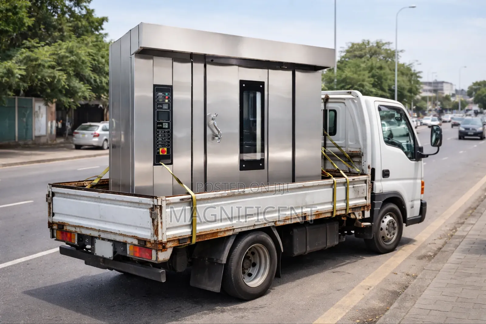 Industrial Rotary Rack Oven on Delivery Truck (Ready for Installation