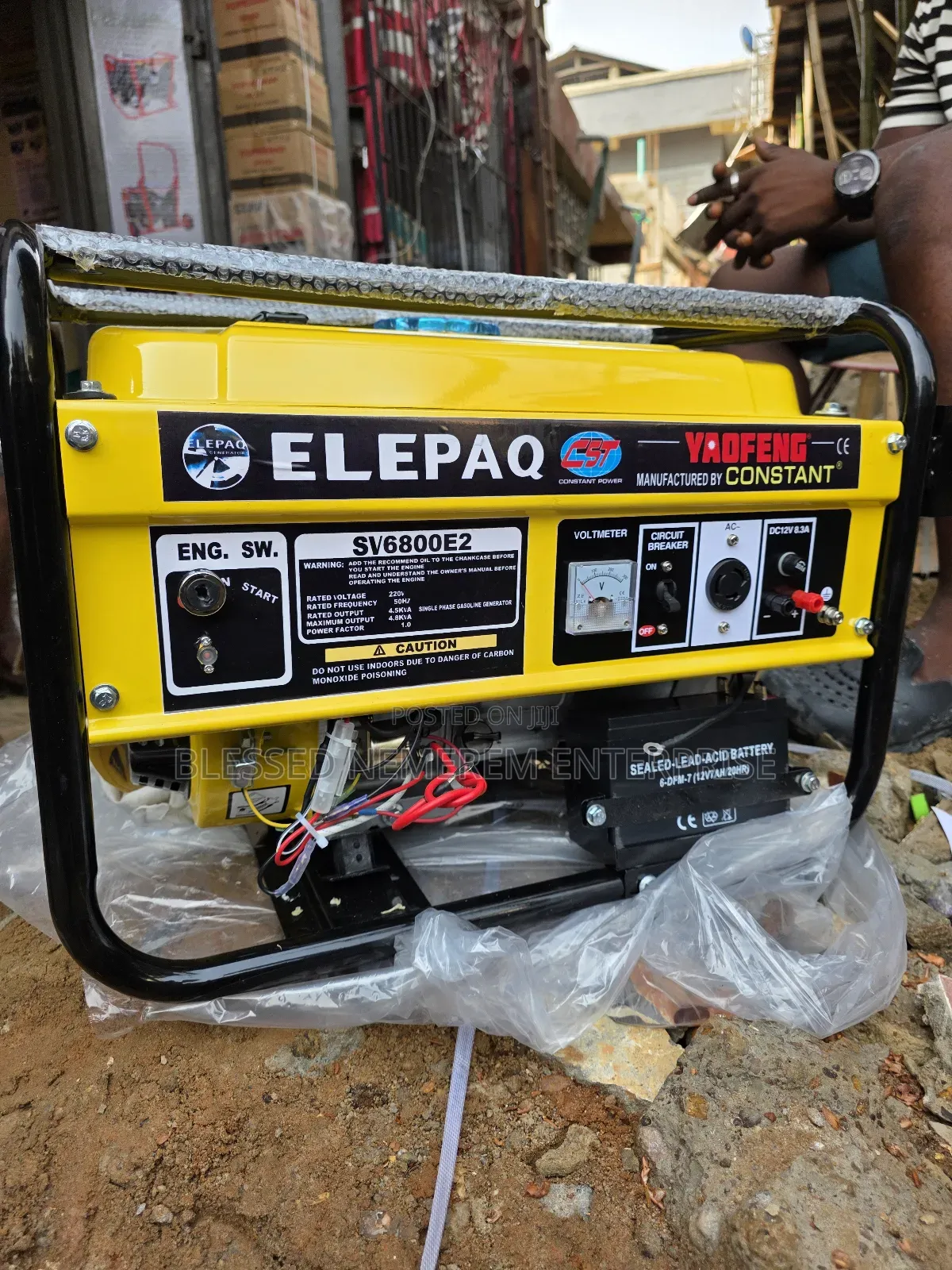 I Deal on Elepaq Petrol Generator Model Sv6800e2 100%Copper Coil