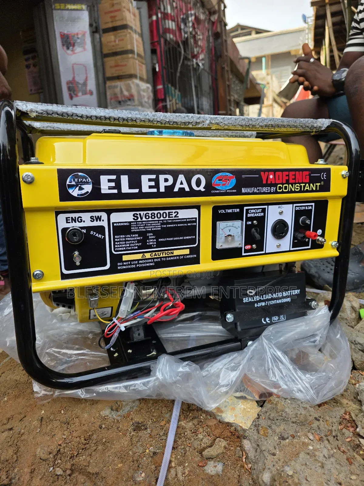 I Deal on Elepaq Petrol Generator Model Sv6800e2 100%Copper Coil