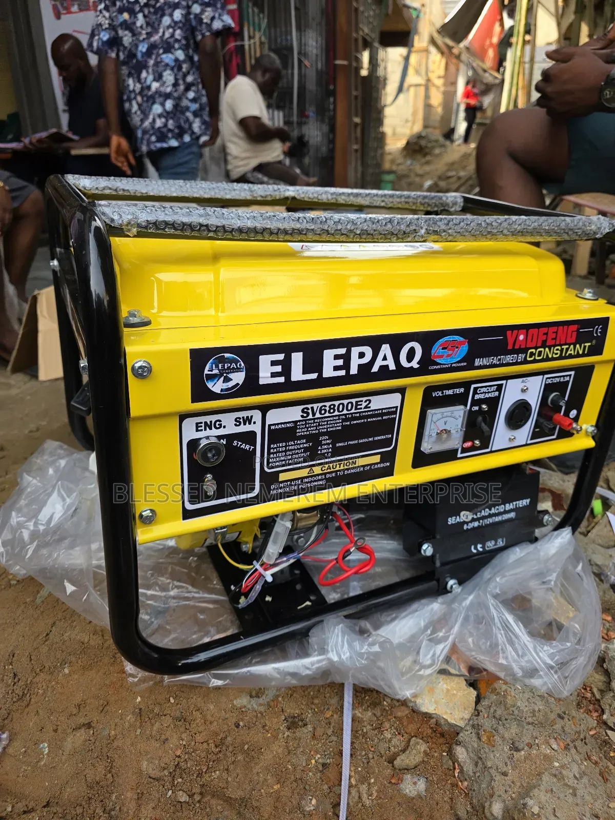 Quality 4.5kva Elepaq Constant Petrol Generator 100%Copper Coil