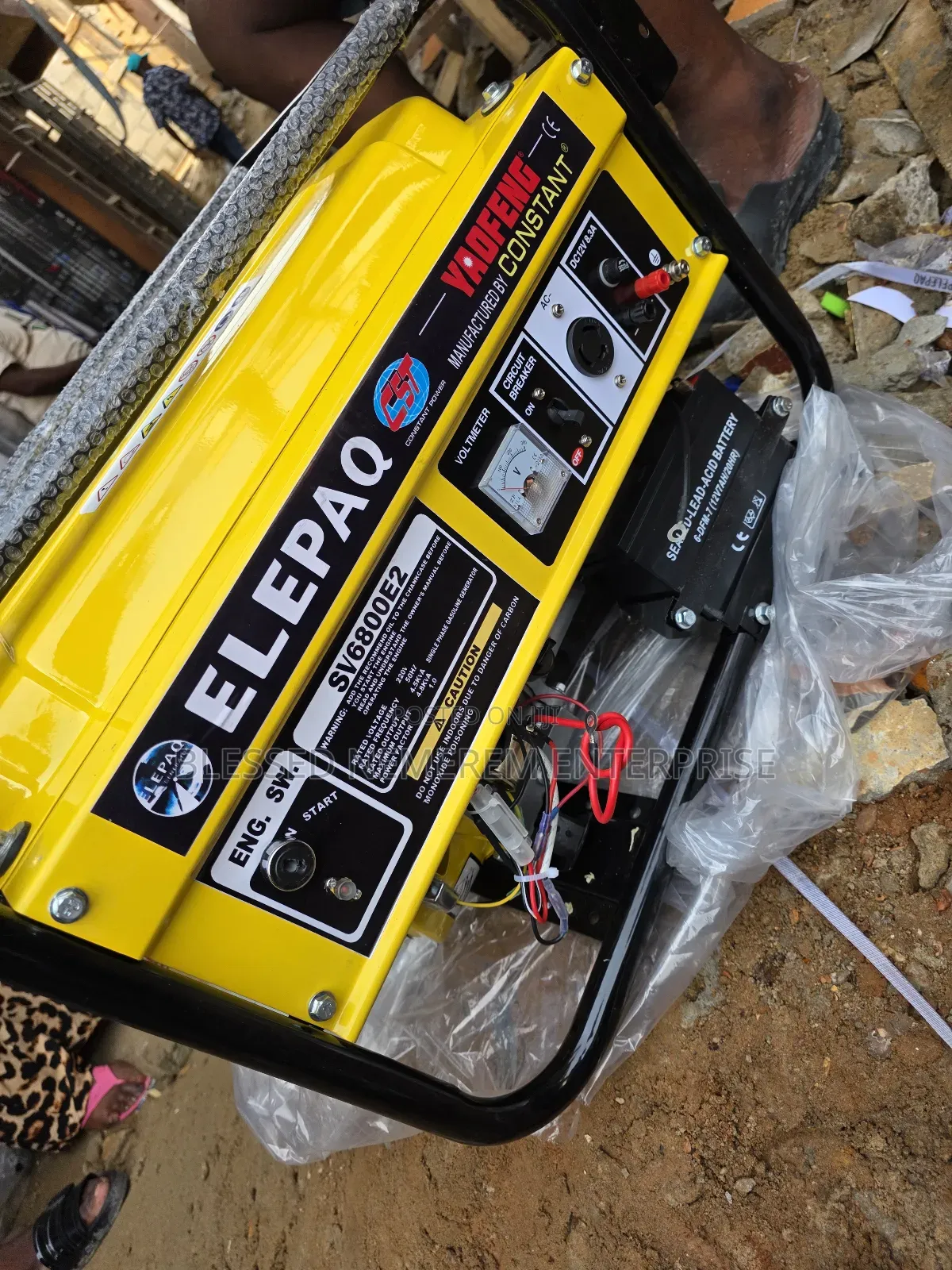 《(4.5kva)Elepaq Petrol Generator Model Sv6800e2 100% Copper Coil