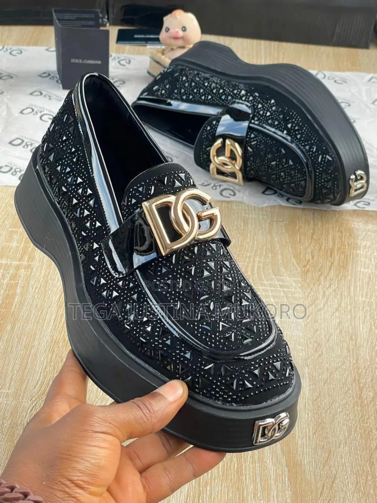 Latest Design Men's Studded Dolce and Gabbana Flat Shoes