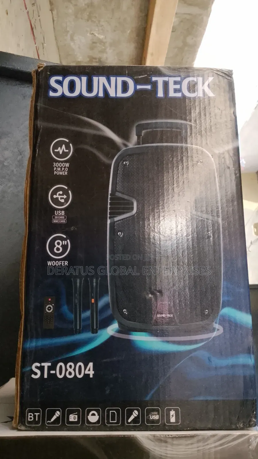 Public Address System 8" and 2 Mic