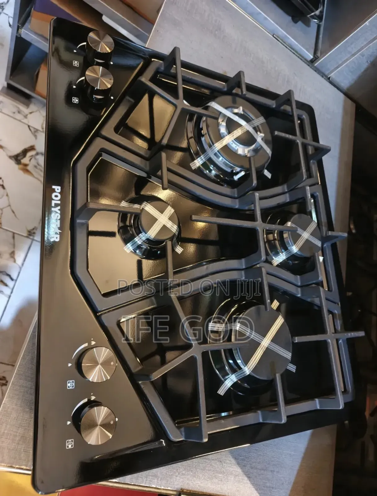 Original Polystar 2026 Model Built-in 4 Burners 60cm Gas Cooker Hob