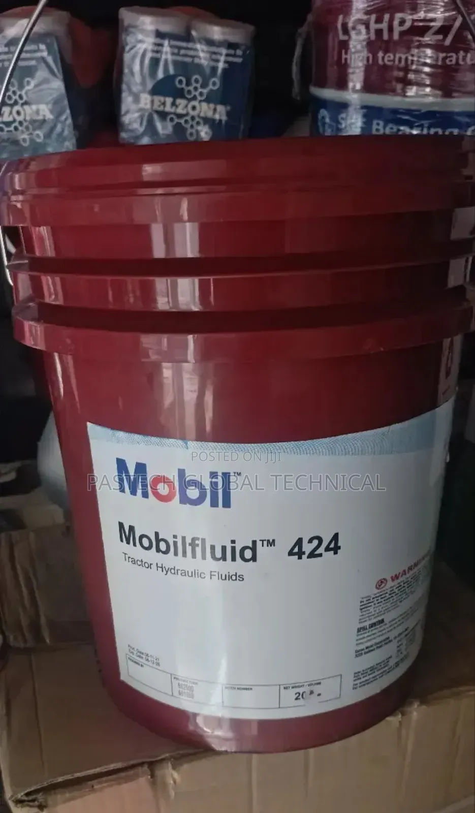 20ltrs of Mobilfluid 424 Tractor Hydraulic Fluid