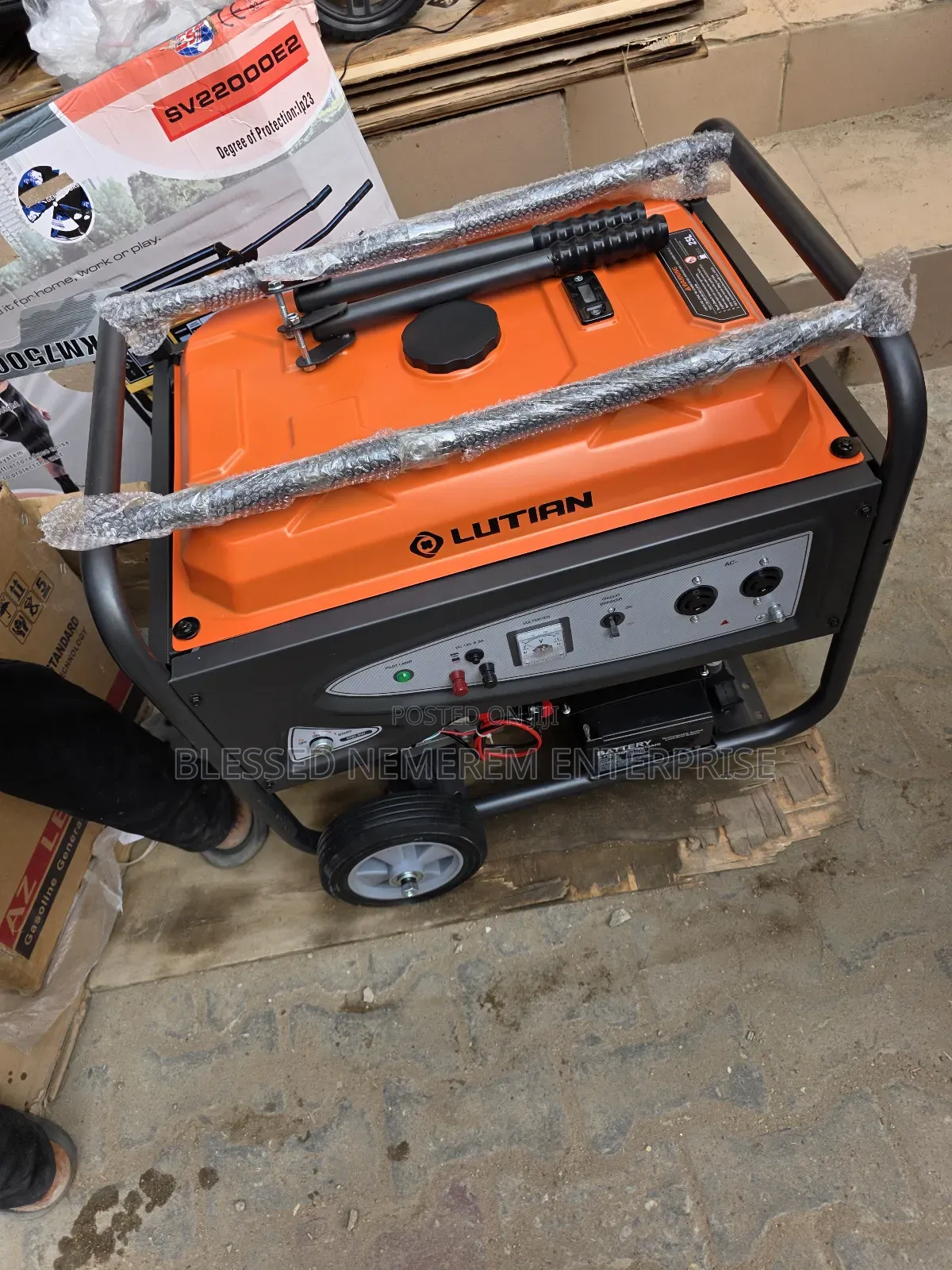 ■□10kva Lutian Petrol Generator 100% Copper Coil 1years Wty