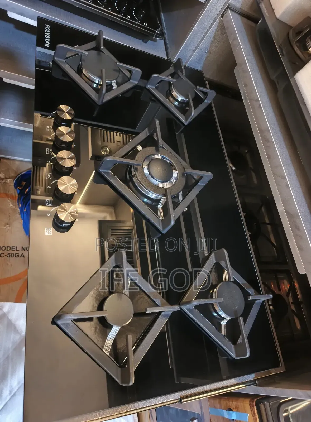 Original Polystar New Design Built-in 5 Burners Gas Cooker Hob (Copper
