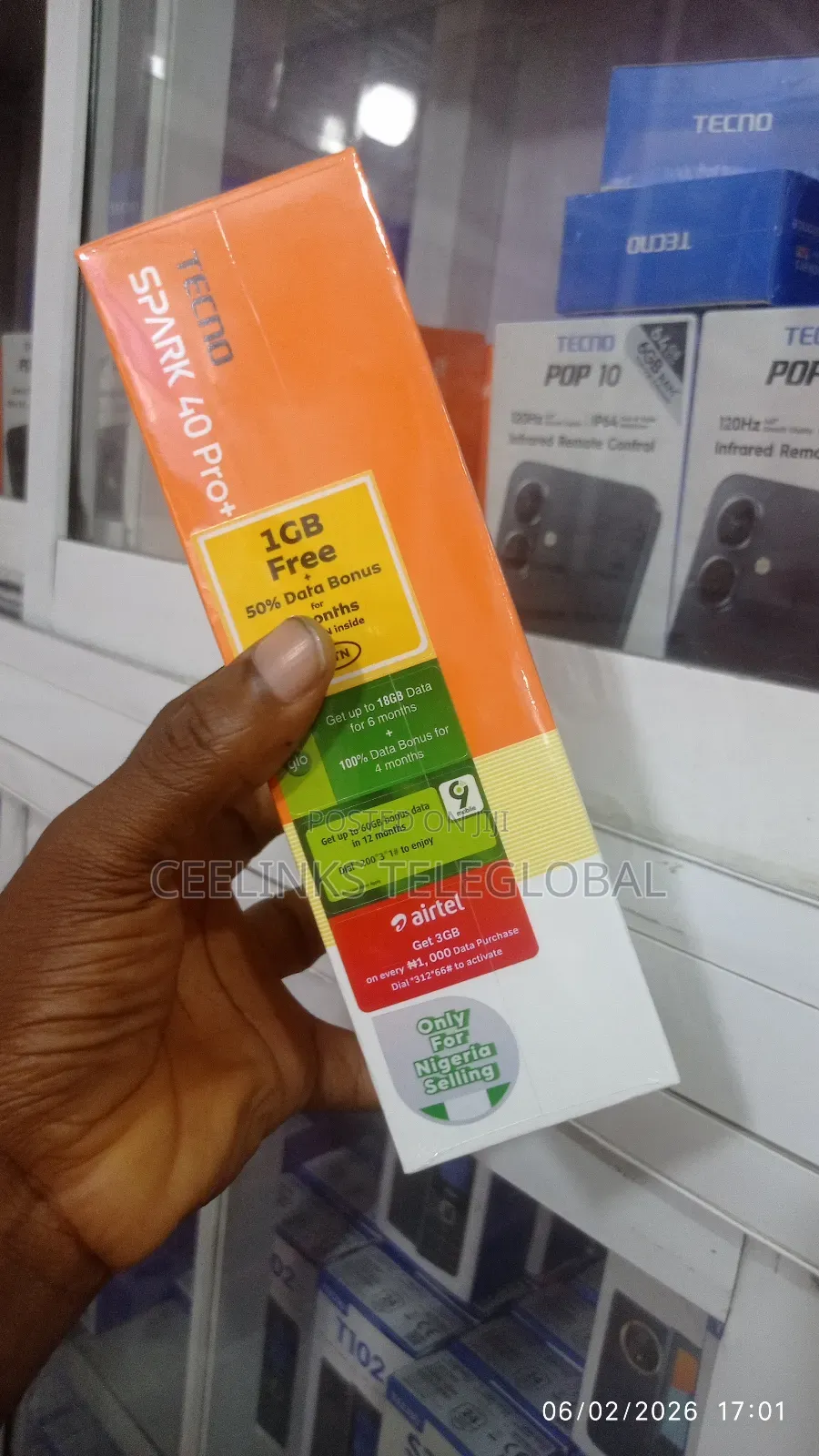 New Tecno Spark 40 Pro+ 256 GB White