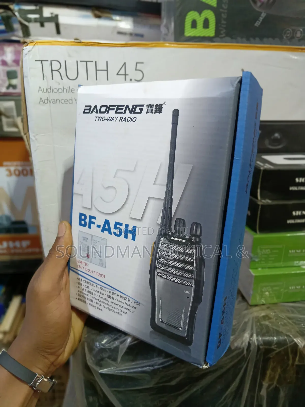 Baofeng 2 in 1 Long Range Two Way Walkie Talkie Radio