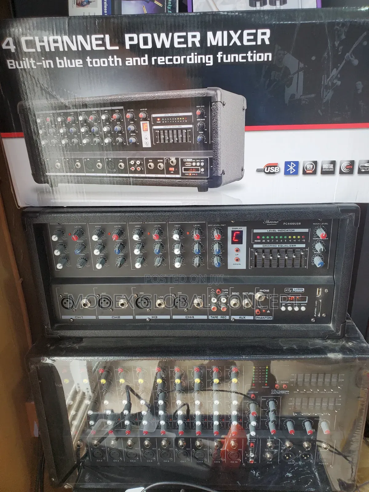 4 Channel Mixer Amplifier